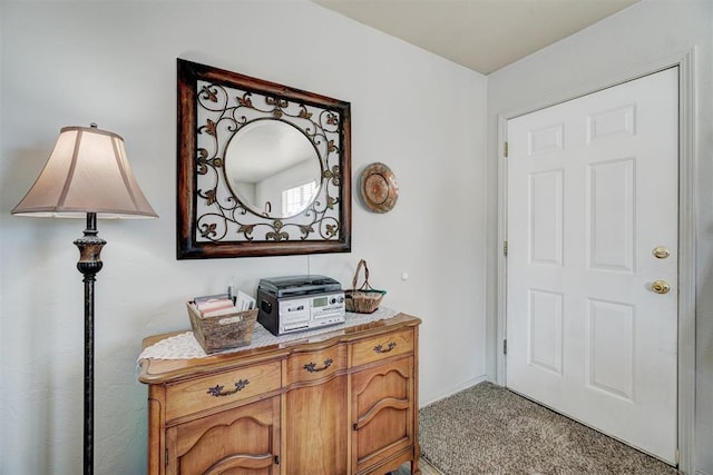 122 Cotton Tail Dr, Shawnee, OK 74804 - foyer with light colored carpet