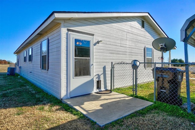 122 Cotton Tail Dr, Shawnee, OK 74804 - view of home's exterior with a central air condition unit