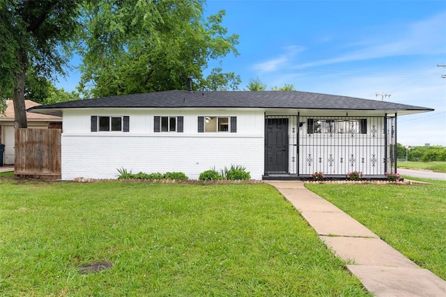 444 NW 86th St, Oklahoma City, OK 73114 - ranch-style home with brick siding and roof with shingles