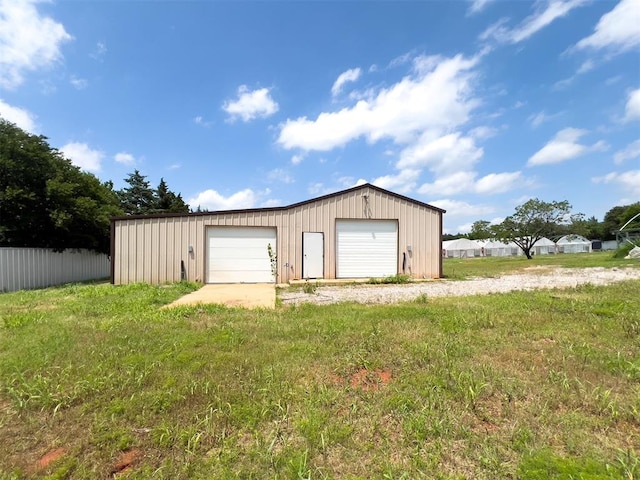 8701 Cornforth Rd, Guthrie, OK 73044 - view of detached garage