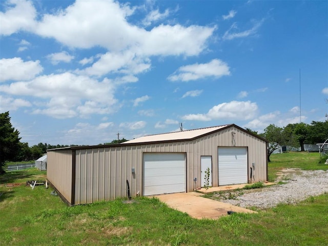 8701 Cornforth Rd, Guthrie, OK 73044 - view of detached garage