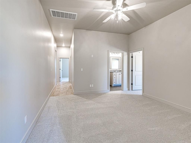 9608 Sultans Water Way, Yukon, OK 73099 - spare room with carpet, baseboards, and ceiling fan
