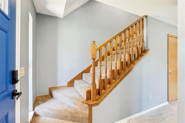 7921 NW 40th St, Bethany, OK 73008 - foyer featuring stairway and baseboards
