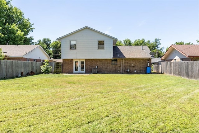 7921 NW 40th St, Bethany, OK 73008 - back of property with french doors and brick siding