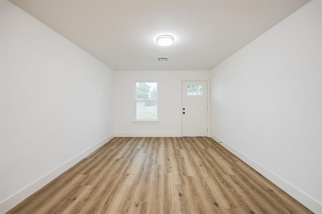 2817 N Donnelly Ave, Oklahoma City, OK 73107 - entrance foyer with light wood-style flooring and baseboards