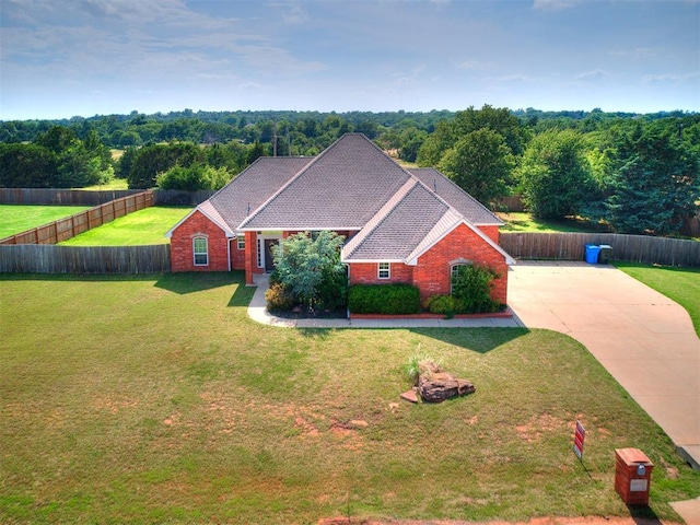 12275 Autumn Brk, Guthrie, OK 73044 - traditional-style home featuring driveway and brick siding