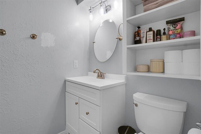 109 Cowan Ave, Fort Cobb, OK 73038 - bathroom with toilet and vanity