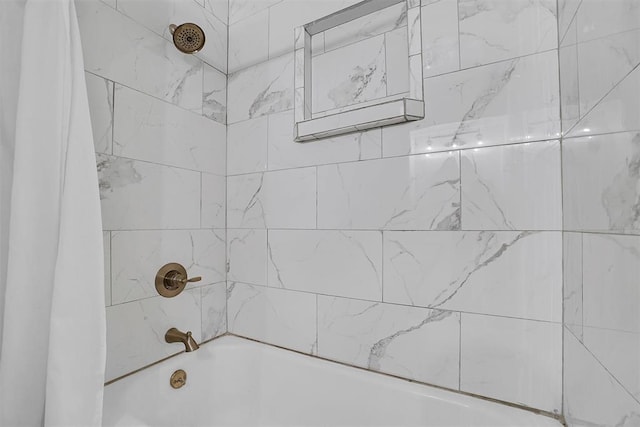 109 Cowan Ave, Fort Cobb, OK 73038 - bathroom with shower / tub combo with curtain