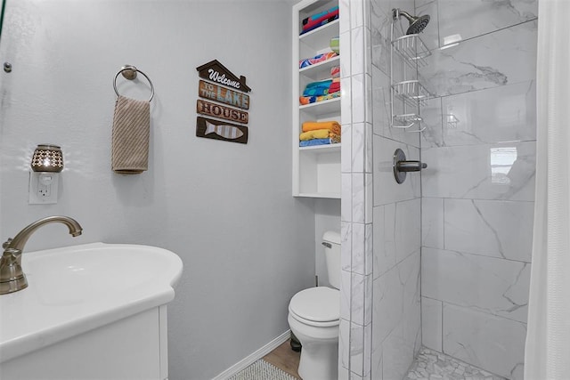 109 Cowan Ave, Fort Cobb, OK 73038 - bathroom featuring a stall shower and vanity