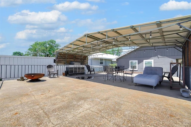 109 Cowan Ave, Fort Cobb, OK 73038 - view of patio