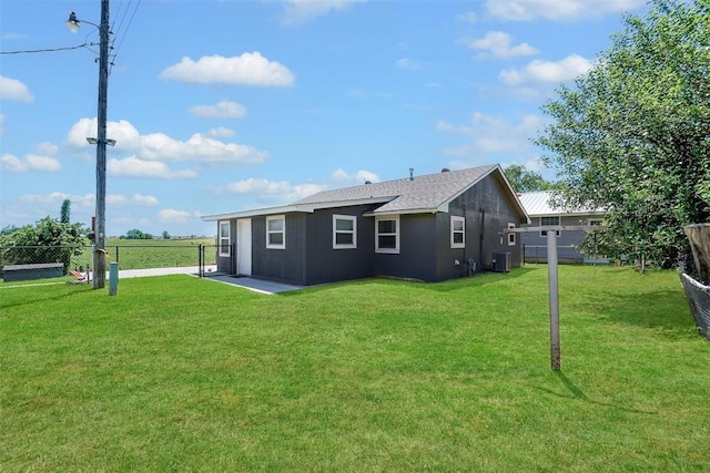 109 Cowan Ave, Fort Cobb, OK 73038 - back of house featuring a fenced backyard