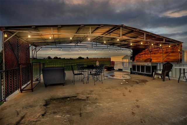 109 Cowan Ave, Fort Cobb, OK 73038 - view of patio / terrace with area for grilling