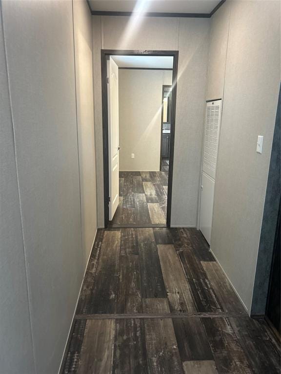 4341 Paradise Rd, Kingston, OK 73429 - hall featuring wood finished floors