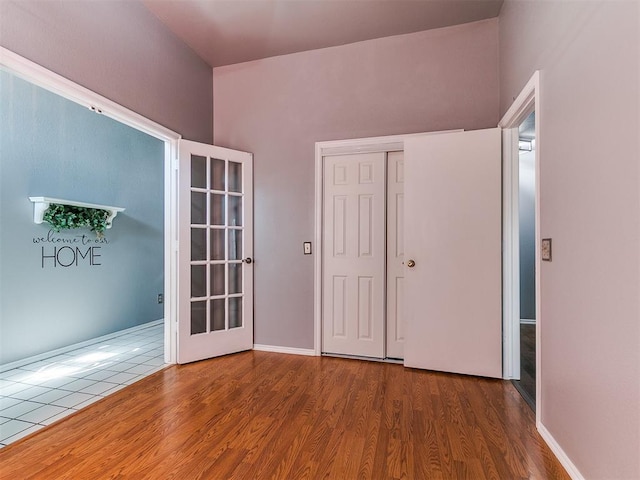 13005 Willowcrest Ln, Oklahoma City, OK 73170 - spare room featuring wood finished floors and baseboards