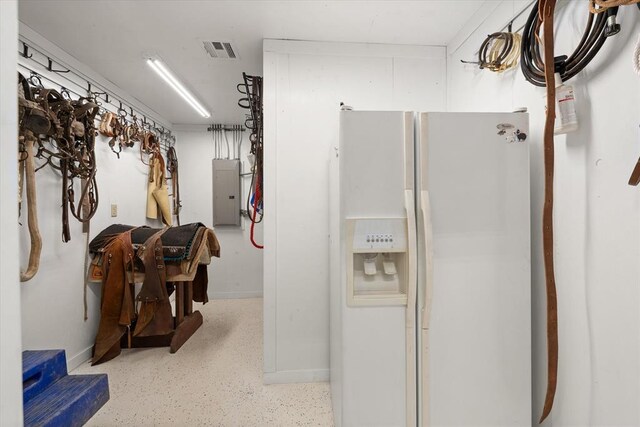 910744 S 3440th Rd, Chandler, OK 74834 - bathroom featuring electric panel and baseboards
