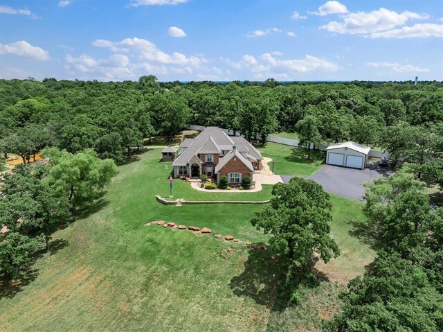 910744 S 3440th Rd, Chandler, OK 74834 - view of subject property featuring a forest