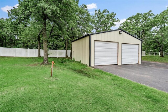 910744 S 3440th Rd, Chandler, OK 74834 - view of detached garage