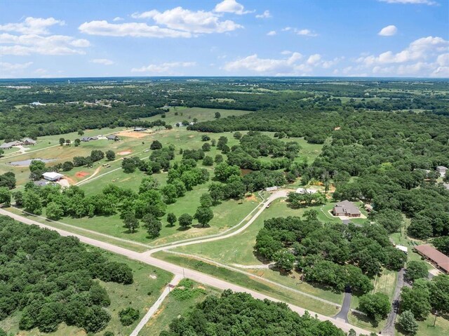 910744 S 3440th Rd, Chandler, OK 74834 - aerial view of a heavily wooded area