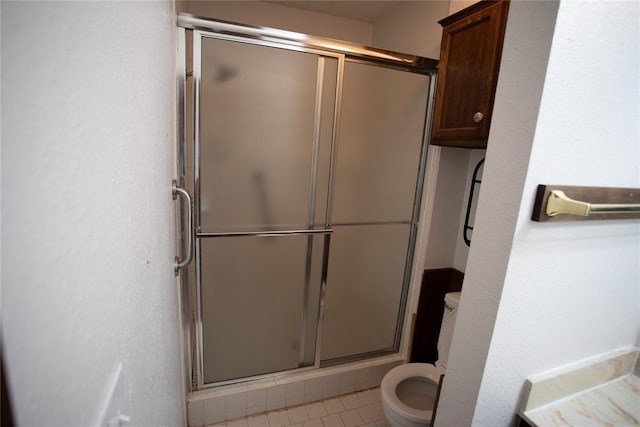 6414 Galaxie Ter, Oklahoma City, OK 73132 - full bath with toilet and a shower with door