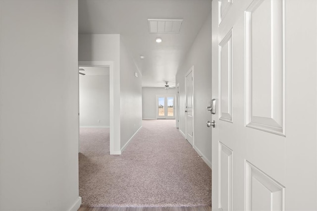 5201 Grassland Dr, Guthrie, OK 73044 - corridor with baseboards and carpet floors