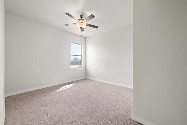 5201 Grassland Dr, Guthrie, OK 73044 - carpeted empty room featuring ceiling fan and baseboards