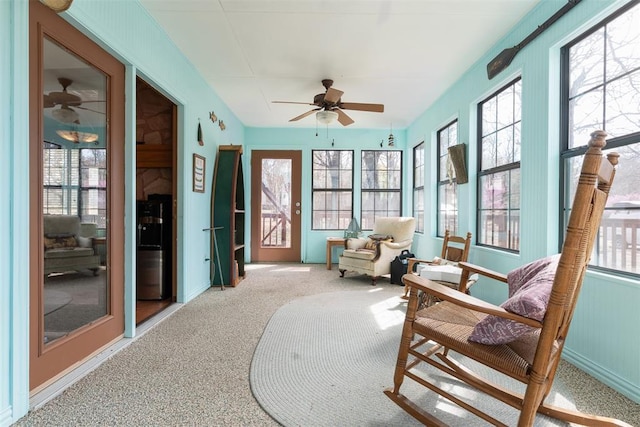 143 Robinson Ln, Ardmore, OK 73401 - sunroom / solarium featuring plenty of natural light, carpet, and baseboards
