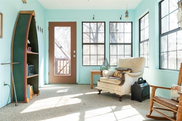 143 Robinson Ln, Ardmore, OK 73401 - doorway featuring carpet flooring