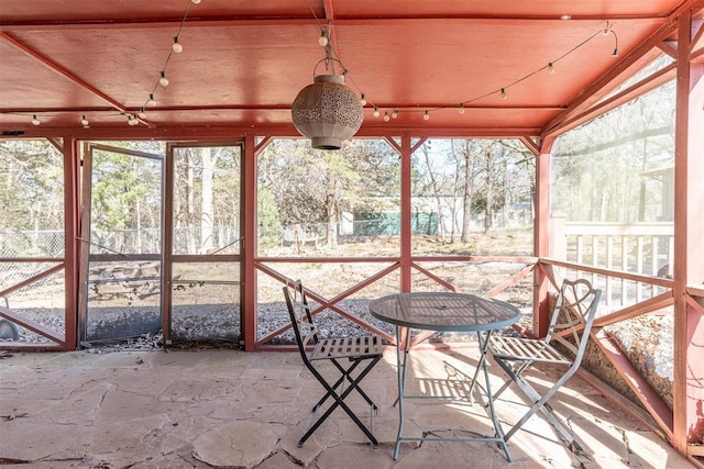143 Robinson Ln, Ardmore, OK 73401 - view of unfurnished sunroom