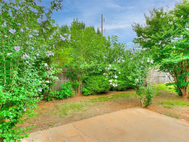 105 Taos, Edmond, OK 73013 - view of yard featuring a patio area