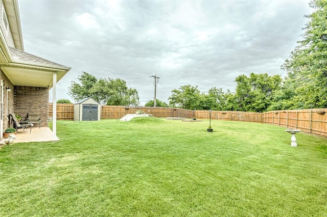 5008 Caleb St, Oklahoma City, OK 73179 - view of yard featuring a patio area