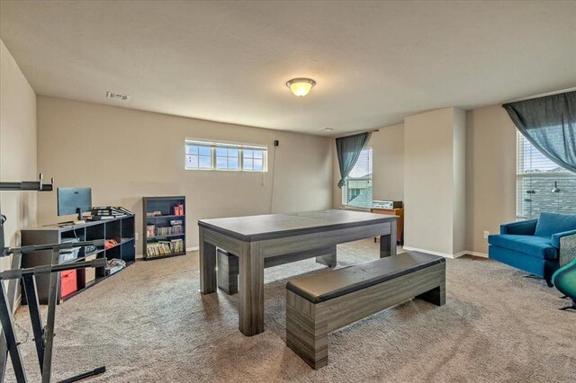 2721 Demotte Dr, Yukon, OK 73099 - recreation room with carpet floors and baseboards