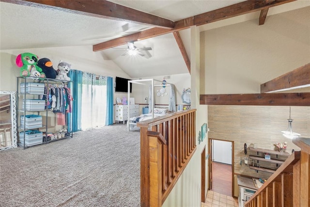 13220 Shady Tree Pl, Edmond, OK 73013 - hall featuring carpet floors and an upstairs landing