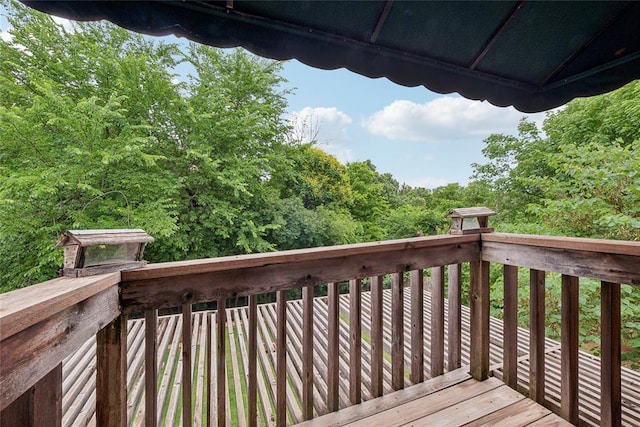 13220 Shady Tree Pl, Edmond, OK 73013 - view of wooden terrace