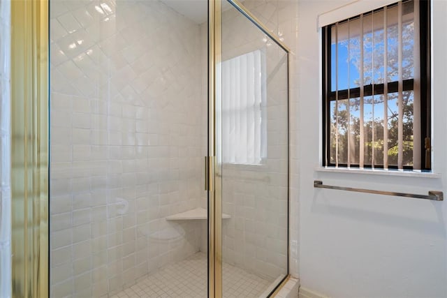 1409 Glenbrook Ter, Nichols Hills, OK 73116 - full bathroom featuring a stall shower and baseboards