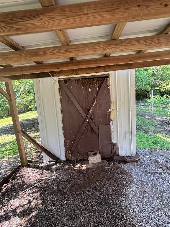 316 N Crenshaw St, Wayne, OK 73080 - view of shed