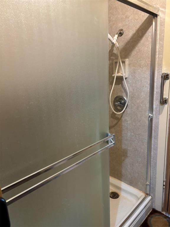 316 N Crenshaw St, Wayne, OK 73080 - bathroom featuring a shower stall