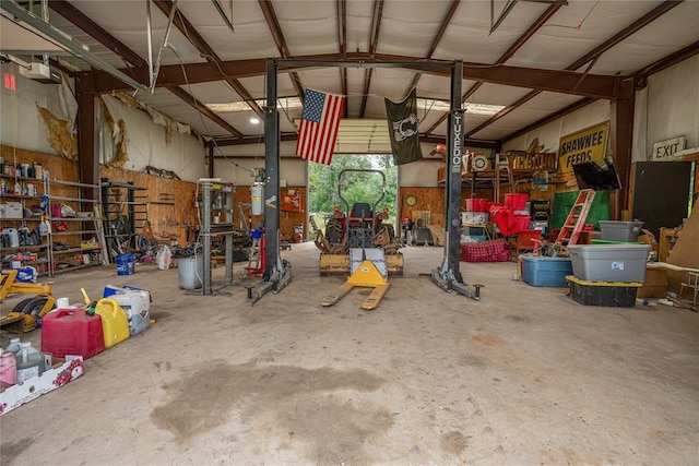 11110 Jeffords Ave, Choctaw, OK 73020 - garage featuring a garage door opener