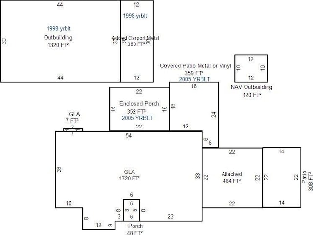 11110 Jeffords Ave, Choctaw, OK 73020 - view of home floor plan