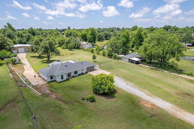 11110 Jeffords Ave, Choctaw, OK 73020 - view from above of property