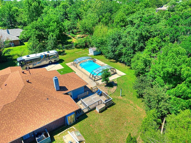 7705 Dripping Springs Ln, Oklahoma City, OK 73150 - aerial view