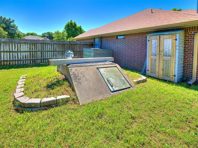 7705 Dripping Springs Ln, Oklahoma City, OK 73150 - view of storm shelter