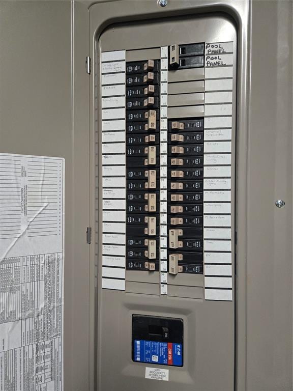 7705 Dripping Springs Ln, Oklahoma City, OK 73150 - utilities with electric panel
