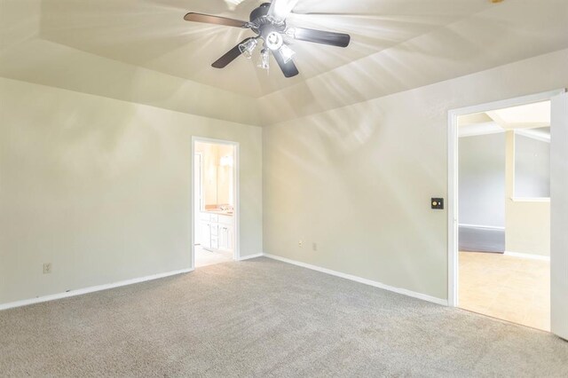 3305 Outpost Cir, Norman, OK 73072 - carpeted empty room featuring ceiling fan and baseboards