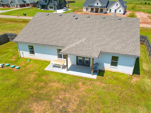 11611 Carefree Ln, Shawnee, OK 74804 - rear view of property with roof with shingles and a patio