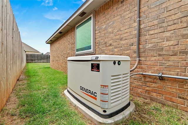 4813 Hidalgo Ave, Mustang, OK 73064 - exterior view of a power unit and brick siding