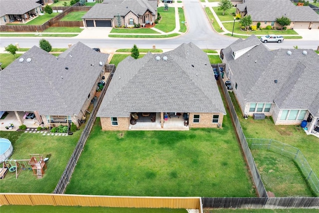 4813 Hidalgo Ave, Mustang, OK 73064 - aerial view of residential area