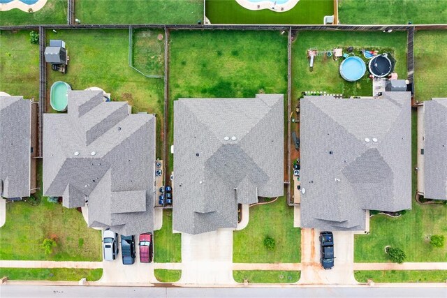 4813 Hidalgo Ave, Mustang, OK 73064 - bird's eye view