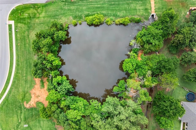 4813 Hidalgo Ave, Mustang, OK 73064 - drone / aerial view of a nearby body of water