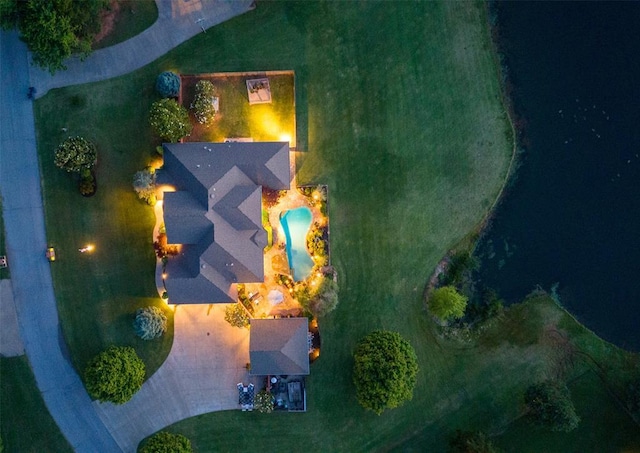 205 W Waterfront Dr, Tuttle, OK 73089 - view from above of property
