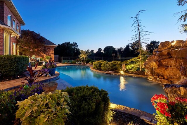 205 W Waterfront Dr, Tuttle, OK 73089 - view of swimming pool featuring a patio area